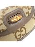 Gucci 100% Canvas Solid Brown Bamboo Brown Canvas Handbag One size - photo 4