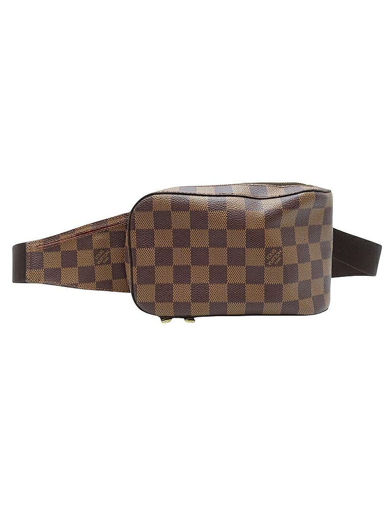 Louis Vuitton 100% Canvas Solid Brown Geronimos Brown Canvas Shoulder Bag One size - photo 1