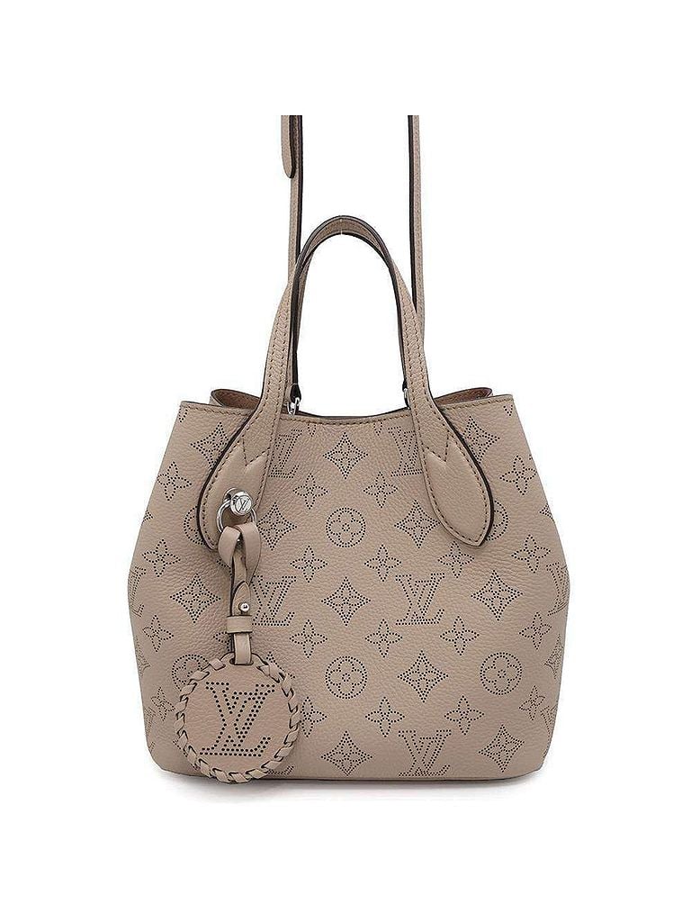 Louis Vuitton 100% Leather Solid Tan Mahina Beige Leather Handbag One size - photo 1