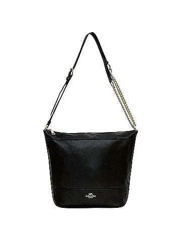 Coach Black Leather Shopper Bag (view 1)