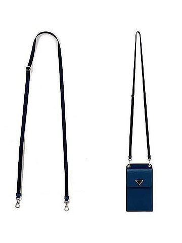 Prada Saffiano Navy Leather Wallet (view 2)