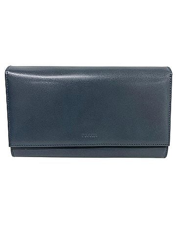 Prada Vitello Blue Leather Wallet (view 1)