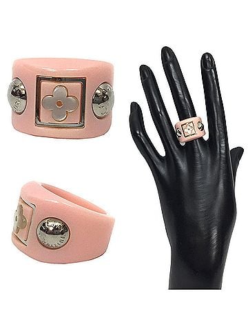 Louis Vuitton Pink Ceramic Ring Jewelry (view 2)