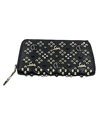 Christian Louboutin Panettone Black Leather Wallet (view 1)