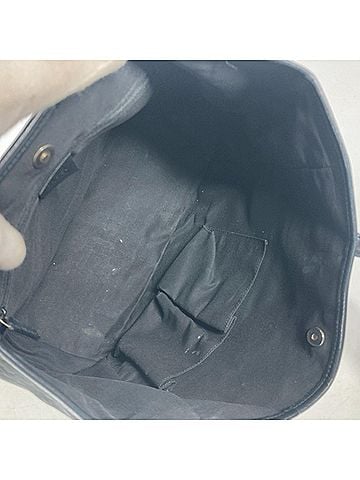 Gucci Gg Canvas Black Canvas Tote Bag (view 2)