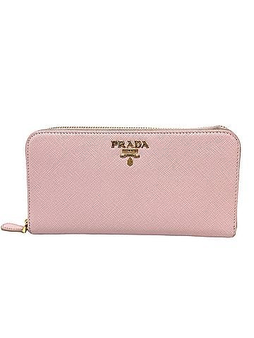 Prada Saffiano Pink Leather Wallet (view 1)