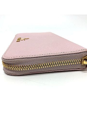 Prada Saffiano Pink Leather Wallet (view 2)