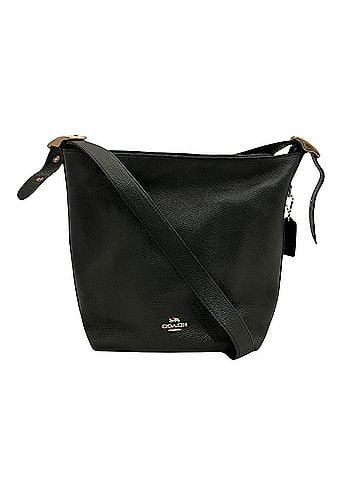 Coach Black Leather Shopper Bag (view 1)