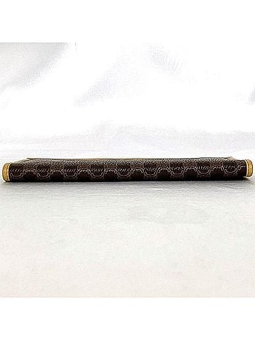 Céline Macadam Brown Canvas Wallet (view 2)