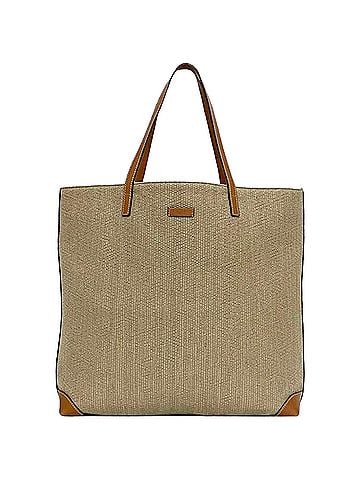 Gucci Beige Leather Tote Bag (view 1)