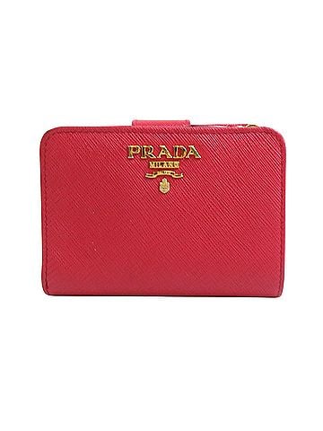 Prada Red Leather Wallet (view 1)