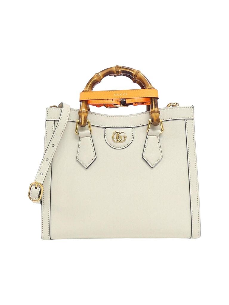 Gucci 100% Leather Solid White White Leather Handbag One size - photo 1