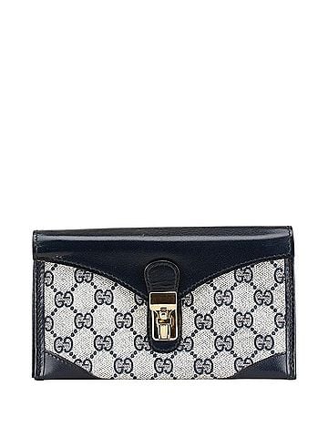 Gucci Navy Leather Wallet (view 1)