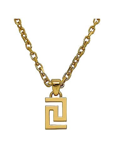 Versace Medusa Gold Gold Plated Necklace Jewelry (view 1)