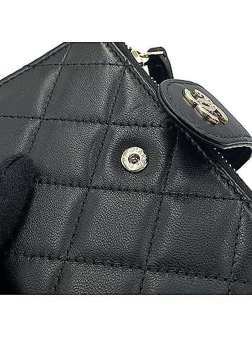 Chanel Matelassé Black Leather Wallet (view 2)