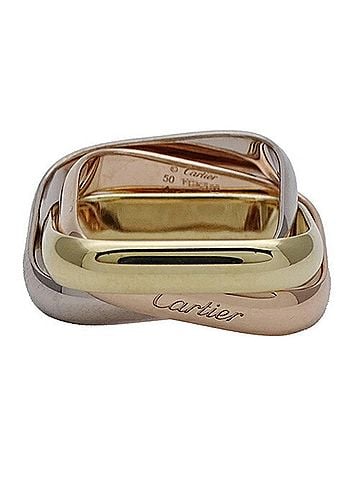 Cartier Trinity Gold Rose Gold Ring Jewelry (view 1)