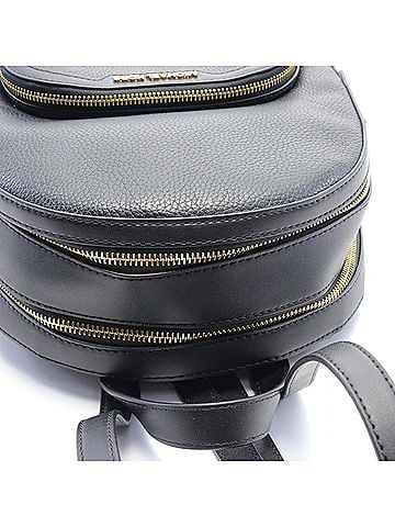 Michael Kors Black Leather Backpack Bag (view 2)