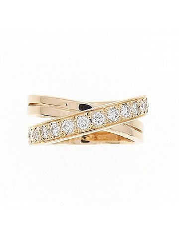 Cartier Etincelle Gold Rose Gold Ring Jewelry (view 2)
