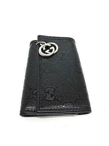Gucci Gg Pattern Black Leather Wallet (view 2)