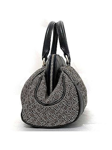 Bally Black Canvas Handbag (view 2)