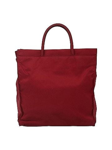 Prada Tessuto Red Synthetic Tote Bag (view 1)