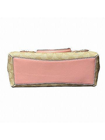 Coach Caryall Beige Canvas Handbag (view 2)