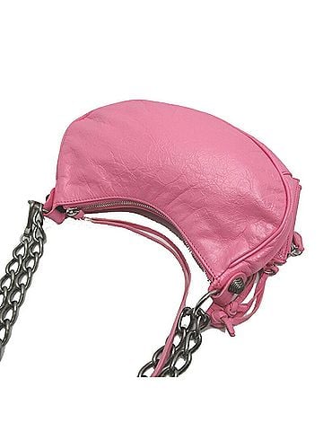 Balenciaga Cagole Pink Leather Shoulder Bag (view 2)