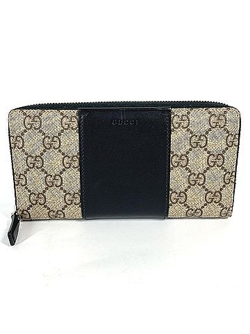 Gucci Gg Supreme Brown Canvas Wallet (view 1)