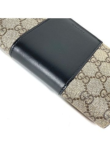 Gucci Gg Supreme Brown Canvas Wallet (view 2)