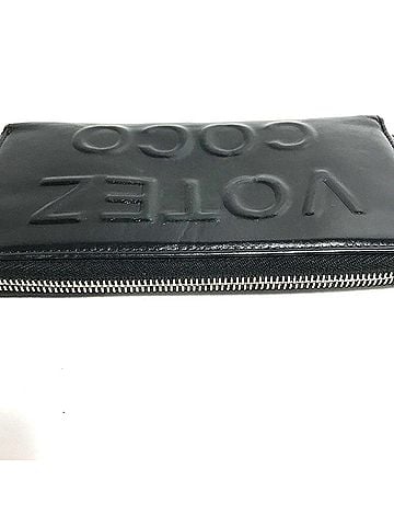 Chanel Coco Mark Black Leather Wallet (view 2)