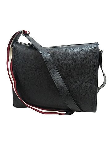 Bally Black Leather Shoulder Bag (view 1)