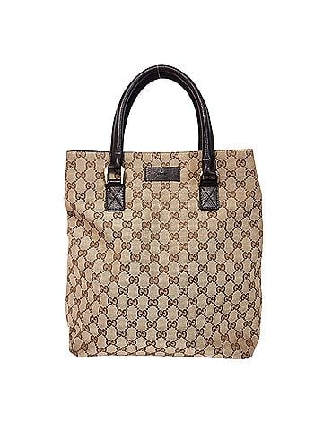 Gucci Gg Canvas Beige Canvas Tote Bag (view 1)