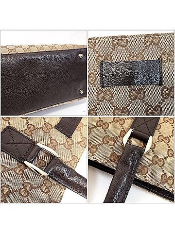 Gucci Gg Canvas Beige Canvas Tote Bag (view 2)