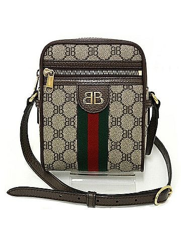 Balenciaga Beige Canvas Shoulder Bag (view 1)