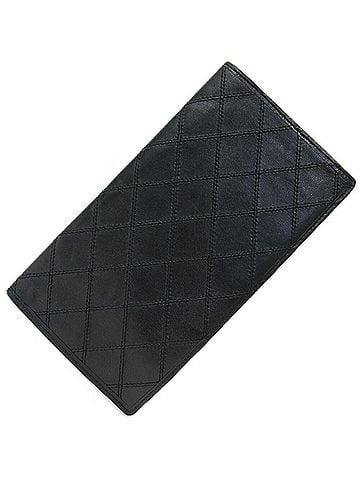 Chanel Bicolore Black Leather Wallet (view 1)