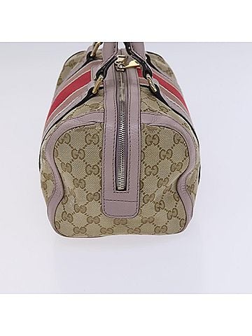 Gucci Joy Beige Canvas Travel Bag (view 2)