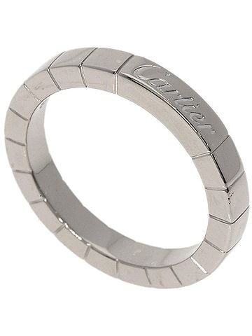 Cartier Lanière Silver White Gold Ring Jewelry (view 1)