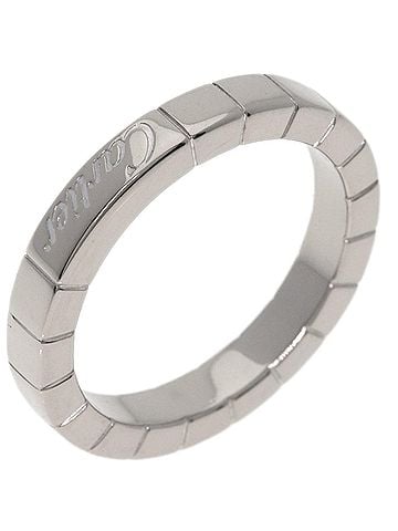 Cartier Lanière Silver White Gold Ring Jewelry (view 2)