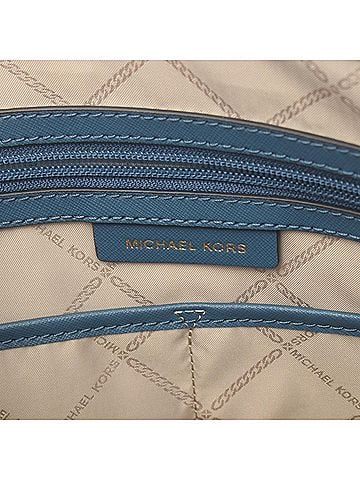 Michael Kors Voyager Blue Leather Tote Bag (view 2)