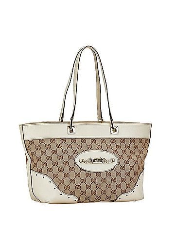 Gucci Gg Canvas Beige Canvas Tote Bag (view 2)