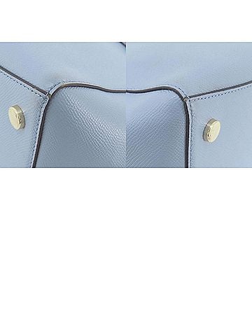 Michael Kors Voyager Blue Leather Tote Bag (view 2)