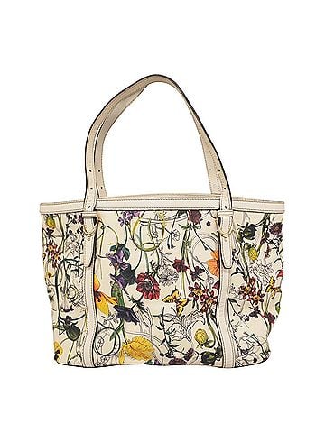 Gucci Flora Multicolour Leather Tote Bag (view 1)