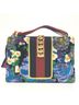 Gucci 100% Leather Solid Blue Sylvie Blue Leather Shoulder Bag One size - photo 3
