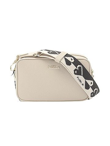 FURLA Lilli Xl Lily Beige Leather Shoulder Bag (view 1)