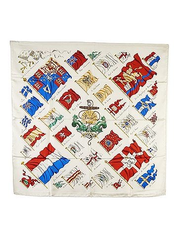 Hermès Carré 90 Multicolour Silk Scarf (view 1)