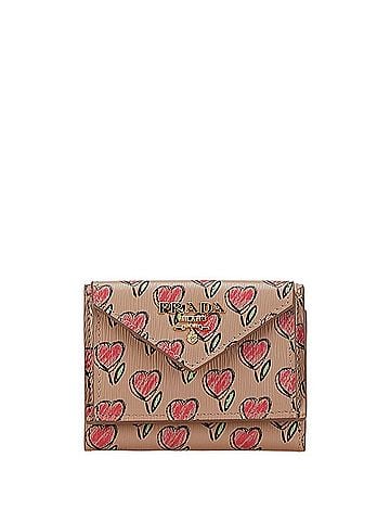 Prada Red Leather Wallet (view 1)