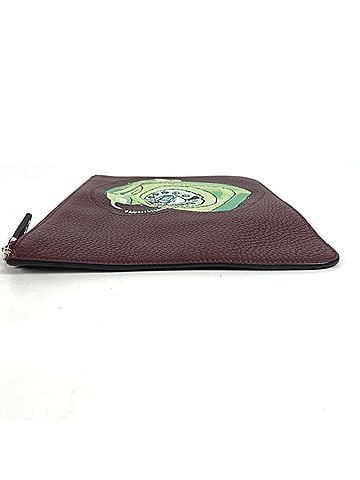 Fendi Brown Leather Clutch Bag (view 2)