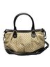 Gucci 100% Canvas Solid Tan Sukey Beige Canvas Shoulder Bag One size - photo 3