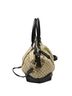 Gucci 100% Canvas Solid Tan Sukey Beige Canvas Shoulder Bag One size - photo 7