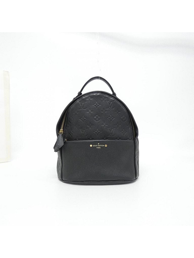 Louis Vuitton 100% Leather Solid Black Sorbonne Black Leather Backpack Bag One size - photo 1